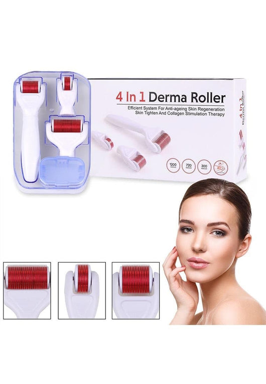 ديرما-رولر-جهاز-درما-تجميل-لعناية-بالبشرة-من-تجملي٤-في-١-منتجات-جمالtajamaly-dermaroller-derma-device-roller-4in1-cosmetics-needles-micro-skin-collagen